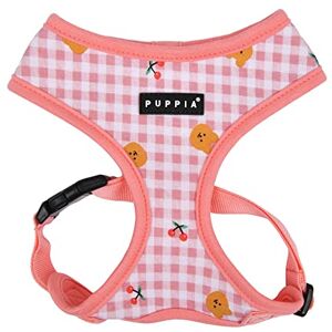 Puppia Baba Over-The-Head Dog Harness No Choke No Pull Adjustable Chest Belt Walking Training for Small and Medium Dog Indian Pink L Puppia Baba Over-The-Head Dog Harness No Choke No Pull Adjustable Chest Belt Walking Training for Small and Medium Dog Indian Pink L