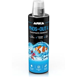 ARKA Phosphate Remover for Aquariums – Phos-Out 4 473 ml – liquid PO4 remover for freshwater & marine tanks – rapid action, lanthanum-free – prevents algae & stabilises water quality ARKA Phosphate Remover for Aquariums – Phos-Out 4 473 ml – liquid PO4 remover for freshwater & marine tanks – rapid action, lanthanum-free – prevents algae & stabilises water quality
