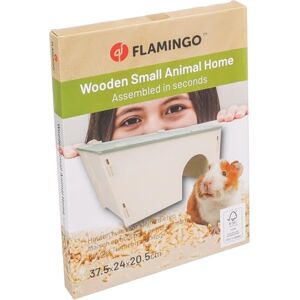 Flamingo SMALL ANIMAL HOUSE MICK BEIGE/GREEN 37,5x24x20,5CM Flamingo SMALL ANIMAL HOUSE MICK BEIGE/GREEN 37,5x24x20,5CM