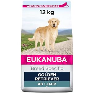 Eukanuba Complete Dry Dog Food for Adult Golden Retriever Breed Types with Fresh Chicken 12 kg Eukanuba Complete Dry Dog Food for Adult Golden Retriever Breed Types with Fresh Chicken 12 kg