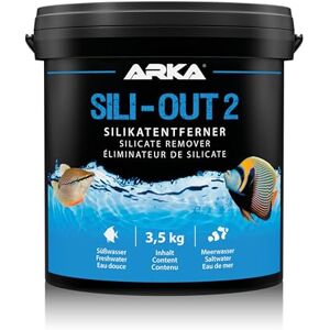 ARKA Silicate remover aquarium – Sili-Out 2 5000 ml – eliminates silicate, phosphate & yellowing compounds – stabilises water parameters without pH drop – for marine & freshwater tanks – filter bag ARKA Silicate remover aquarium – Sili-Out 2 5000 ml – eliminates silicate, phosphate & yellowing compounds – stabilises water parameters without pH drop – for marine & freshwater tanks – filter bag