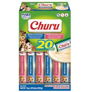 INABA Churu Sticks by Dog Treats Chicken with Seafoods Variety Box 1 Pack (20 x 14g) / Soft & Creamy Dog Treat, Delicious & Healthy Snack, Pill Assist, Training Treat, Natural, Grain Free INABA Churu Sticks by Dog Treats Chicken with Seafoods Variety Box 1 Pack (20 x 14g) / Soft & Creamy Dog Treat, Delicious & Healthy Snack, Pill Assist, Training Treat, Natural, Grain Free