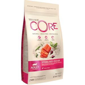 Wellness CORE Sterilised Ocean, 1.75kg, Salmon, Dry Cat Food for Sterilised / Indoor Cats, Grain-Free, High Fish Content, Protein-Rich, Supports Healthy Skin & Shiny Coat Wellness CORE Sterilised Ocean, 1.75kg, Salmon, Dry Cat Food for Sterilised / Indoor Cats, Grain-Free, High Fish Content, Protein-Rich, Supports Healthy Skin & Shiny Coat