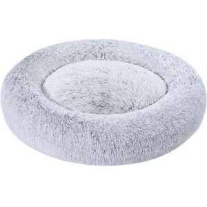 Amazon Basics Plush Doughnut Pet Bolster, Soft Faux Fur Bed for Dog, Machine Washable, 91 cm, Grey Amazon Basics Plush Doughnut Pet Bolster, Soft Faux Fur Bed for Dog, Machine Washable, 91 cm, Grey
