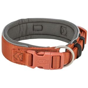 Trixie Premium Collar, Extra Wide, S-M, Rust/Graphite Trixie Premium Collar, Extra Wide, S-M, Rust/Graphite
