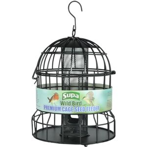 Supa Premium Wild Bird Cage Seed & Sunflower Hearts Feeder, Deters Squirrels and Larger Birds Such As Doves & Pigeons Supa Premium Wild Bird Cage Seed & Sunflower Hearts Feeder, Deters Squirrels and Larger Birds Such As Doves & Pigeons