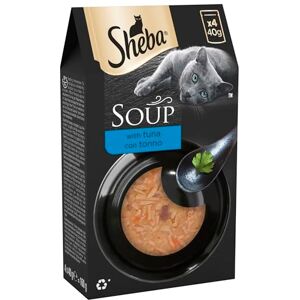 Sheba Classics Cat Food Wet SOUP Cat Pouches with Tuna Fillets, 10 x 4 x 40g Sheba Classics Cat Food Wet SOUP Cat Pouches with Tuna Fillets, 10 x 4 x 40g
