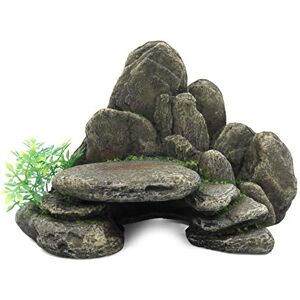 CLASSIC Rocky Ledge Aquarium Ornament 235mm – Natural Stone Effect Fish Tank Decoration CLASSIC Rocky Ledge Aquarium Ornament 235mm – Natural Stone Effect Fish Tank Decoration