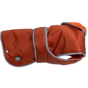 Ancol Stormguard Dog Coat in Terracotta Waterproof Pet Jacket with Fleece Lining, Chest Protector, Elasticated Neck and Leg Straps XL Ancol Stormguard Dog Coat in Terracotta Waterproof Pet Jacket with Fleece Lining, Chest Protector, Elasticated Neck and Leg Straps XL