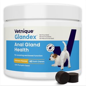 Vetnique Glandex For Dogs UK 60 Soft Chews Vet-Formulated Anal Gland Support for Digestive Health With Probiotics for Dogs, Omega-3s, Pumpkin & Fibre Dog Probiotics for Gut Health Boot The Scoot Vetnique Glandex For Dogs UK 60 Soft Chews Vet-Formulated Anal Gland Support for Digestive Health With Probiotics for Dogs, Omega-3s, Pumpkin & Fibre Dog Probiotics for Gut Health Boot The Scoot