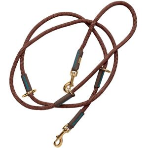 HUNTER Malia Adjustable Dog Lead Colour: Chocolate Brown/Dark Brown, Smooth Rope and Robust Leather, Adjustable to 3 Positions, Lightweight, Durable, Modern Look, Made in Germany, Size: 8/200 HUNTER Malia Adjustable Dog Lead Colour: Chocolate Brown/Dark Brown, Smooth Rope and Robust Leather, Adjustable to 3 Positions, Lightweight, Durable, Modern Look, Made in Germany, Size: 8/200