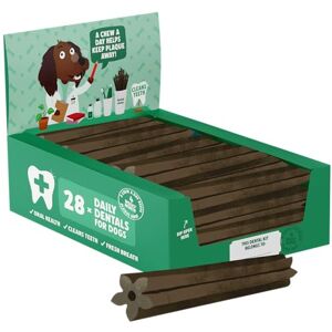 Denzel's Vegan Dog Dental Sticks for Medium Dogs Peanut Butter & Peppermint (Pack of 28) Denzel's Vegan Dog Dental Sticks for Medium Dogs Peanut Butter & Peppermint (Pack of 28)