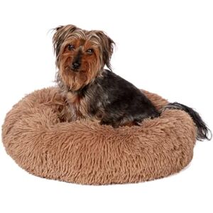Danish Design Essentials Fluffy Donut Dog Bed, Beige Medium 50cm Snug and Fluffy Soft Pet Bed, Machine Washable Danish Design Essentials Fluffy Donut Dog Bed, Beige Medium 50cm Snug and Fluffy Soft Pet Bed, Machine Washable