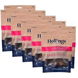 Hollings Tripe Sticks Dog Treats, 100% Natural Air Dried Chews for Adult Dogs, Grain Free & High in Protein 100g (Pack of 10) Hollings Tripe Sticks Dog Treats, 100% Natural Air Dried Chews for Adult Dogs, Grain Free & High in Protein 100g (Pack of 10)