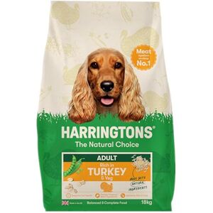 HARRINGTONS Complete Dry Adult Dog Food Turkey & Veg 18kg Made with All Natural Ingredients (Packaging may vary) HARRINGTONS Complete Dry Adult Dog Food Turkey & Veg 18kg Made with All Natural Ingredients (Packaging may vary)