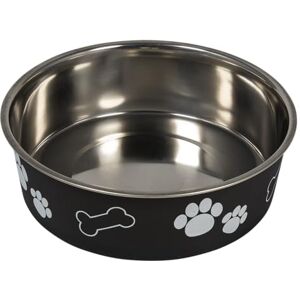 JACK AND VANILLA , Bon Appetit Stainless Steel Non-Slip Pet Bowl 270 ml Capacity 12 cm Diameter Stylish and Practical Design for Dogs and Cats JACK AND VANILLA , Bon Appetit Stainless Steel Non-Slip Pet Bowl 270 ml Capacity 12 cm Diameter Stylish and Practical Design for Dogs and Cats