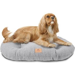 Ferplast Dog Bed Cushion for Medium-Sized Dogs, Cat Bed, Washable Synthetic Bouclé Fabric, Soft Padding, 65 x 42 x 4 cm. Grey Ferplast Dog Bed Cushion for Medium-Sized Dogs, Cat Bed, Washable Synthetic Bouclé Fabric, Soft Padding, 65 x 42 x 4 cm. Grey