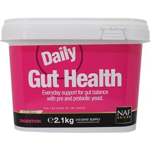 NAF Daily Gut Health 2.1kg – Everyday Digestive Support for Horses – With Prebiotics, Postbiotics & Digestive Clay – Aids Gut Balance, Condition & Feed Efficiency – Suitable for All Horses NAF Daily Gut Health 2.1kg – Everyday Digestive Support for Horses – With Prebiotics, Postbiotics & Digestive Clay – Aids Gut Balance, Condition & Feed Efficiency – Suitable for All Horses