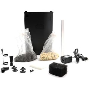 Amtra Filtering Box Black 50 Aquarium filter with recirculation pump at 230 l/h, 3 compartments, professional filter materials 18 X 7 CM Amtra Filtering Box Black 50 Aquarium filter with recirculation pump at 230 l/h, 3 compartments, professional filter materials 18 X 7 CM
