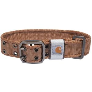 Carhartt Pet Fully Adjustable Wide Webbing Collar for Dogs, Brown, Large Carhartt Pet Fully Adjustable Wide Webbing Collar for Dogs, Brown, Large