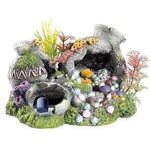 CLASSIC Jars with Plants & Air Aquarium Ornament 180mm CLASSIC Jars with Plants & Air Aquarium Ornament 180mm