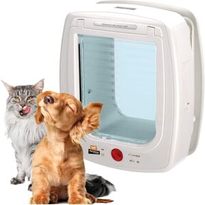 Ferplast SWING MICROCHIP L Universal Cat Flap for Dogs and Cats 4 Closing Modes Wind-Stopper System Closing Shock Absorber Magnetic Anti-Oscillation Direction Indicator White Ferplast SWING MICROCHIP L Universal Cat Flap for Dogs and Cats 4 Closing Modes Wind-Stopper System Closing Shock Absorber Magnetic Anti-Oscillation Direction Indicator White