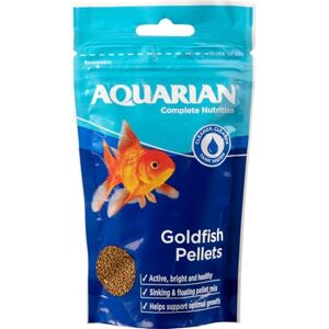 AQUARIAN Complete Nutrition, Aquarium Goldfish Food Pellets Also Suitable For Small Pond Fish, 284 g Bag AQUARIAN Complete Nutrition, Aquarium Goldfish Food Pellets Also Suitable For Small Pond Fish, 284 g Bag