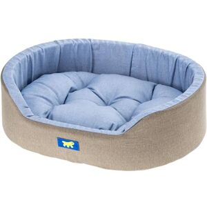 Ferplast Dog Bed Dandy Removable, Washable Cushion, Cotton Cover with Soft Padding, also ideal as a Cat Bed, 45 x 35 xh 13 cm, Light Blue Ferplast Dog Bed Dandy Removable, Washable Cushion, Cotton Cover with Soft Padding, also ideal as a Cat Bed, 45 x 35 xh 13 cm, Light Blue