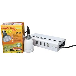 Lucky Reptile , Bright Sun UV Desert, complete set, metal halide lamp including a matching socket and control gear Lucky Reptile , Bright Sun UV Desert, complete set, metal halide lamp including a matching socket and control gear