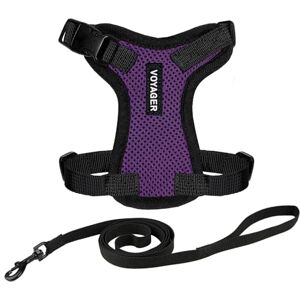 Best Pet Supplies Voyager Cat Harness and Leash - Small to Large, Purple/Black Best Pet Supplies Voyager Cat Harness and Leash - Small to Large, Purple/Black