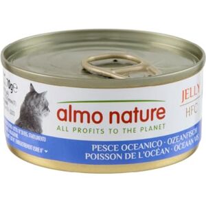 almo nature HFC Jelly Wet Cat Food for Adult Cats Ocean Fish Human Grade, Gluten Free 70g, Pack of 24 almo nature HFC Jelly Wet Cat Food for Adult Cats Ocean Fish Human Grade, Gluten Free 70g, Pack of 24