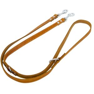 JACK AND VANILLA , Dog Training Lead, Fat Leather, Cognac, Size 25 mm x 200 cm JACK AND VANILLA , Dog Training Lead, Fat Leather, Cognac, Size 25 mm x 200 cm