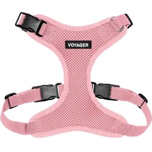 Best Pet Supplies Voyager Step-in Lock Pet Harness - All Weather Mesh, Adjustable Step in Harness for Cats and Dogs Pink - Pet Harness Best Pet Supplies Voyager Step-in Lock Pet Harness - All Weather Mesh, Adjustable Step in Harness for Cats and Dogs Pink - Pet Harness