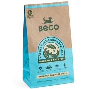 Beco Cod & Haddock with Kale and Chickpeas 6kg Natural & Grain Free Complete Dry Dog Food Beco Cod & Haddock with Kale and Chickpeas 6kg Natural & Grain Free Complete Dry Dog Food