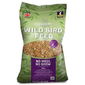Copdock Mill No Grow, No Mess Wild Bird Seed with Verm-X 20kg – No Grow Bird Seed with Added Natural Supplements for Healthy Wild Birds – Includes Peanuts, Sunflowers, Wheat, Maize and Verm-X Copdock Mill No Grow, No Mess Wild Bird Seed with Verm-X 20kg – No Grow Bird Seed with Added Natural Supplements for Healthy Wild Birds – Includes Peanuts, Sunflowers, Wheat, Maize and Verm-X