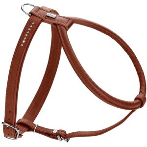 HUNTER Round & Soft Canadian UP Dog Harness Colour: Cognac, Soft, Supple Leather, Round-Stitted, Skin-Friendly, Sustainable, Made in Germany, Size: S/2 HUNTER Round & Soft Canadian UP Dog Harness Colour: Cognac, Soft, Supple Leather, Round-Stitted, Skin-Friendly, Sustainable, Made in Germany, Size: S/2