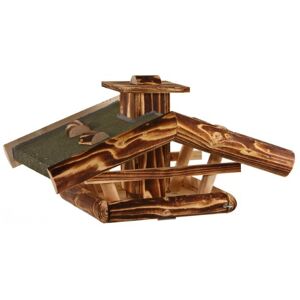 Dehner Natura JayJay Bird Feeder in House Design Approx. 55 x 40 x 23 cm Mottled Finish Dehner Natura JayJay Bird Feeder in House Design Approx. 55 x 40 x 23 cm Mottled Finish