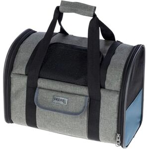 Kerbl Pet Vacation Dog Backpack, Dog Transport, Grey, Blue, 43 x 24 x 30 cm, Oxford Fabric, Small Dogs, Cats, Robust, Dirt-Repellent Kerbl Pet Vacation Dog Backpack, Dog Transport, Grey, Blue, 43 x 24 x 30 cm, Oxford Fabric, Small Dogs, Cats, Robust, Dirt-Repellent