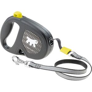 Ferplast FLIPPY ONE REFLEX Reflective Extendable Dog Lead Evening Walks Bag Holder Lock & Release Button Ergonomic Design Cord Max 12 Kg 4.5m, Yellow Ferplast FLIPPY ONE REFLEX Reflective Extendable Dog Lead Evening Walks Bag Holder Lock & Release Button Ergonomic Design Cord Max 12 Kg 4.5m, Yellow