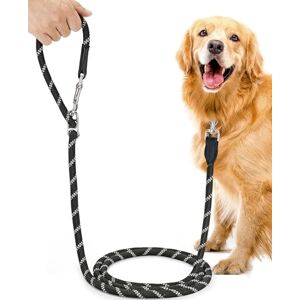 oneisall Dog Lead for Large and Medium Dogs (15-60kg), Double Adjustable 3M Leash and Nylon Hands Free Leash with Reflective by Extreme Force, Up to 200kg oneisall Dog Lead for Large and Medium Dogs (15-60kg), Double Adjustable 3M Leash and Nylon Hands Free Leash with Reflective by Extreme Force, Up to 200kg