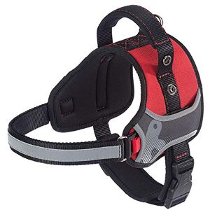 Ferplast Dog Harness Hercules Medium, Adjustable, Padded, Resistant, Scratchproof, Visible In The Dark, With Handle Ferplast Dog Harness Hercules Medium, Adjustable, Padded, Resistant, Scratchproof, Visible In The Dark, With Handle
