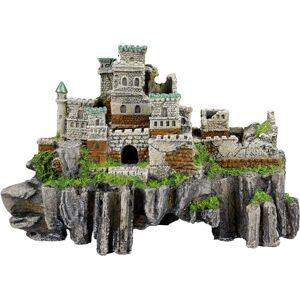 CLASSIC Clifftop Castle Ruin Aquarium Ornament – Large Wizard Fantasy Fish Tank Decoration – 375 x 223 x 250mm CLASSIC Clifftop Castle Ruin Aquarium Ornament – Large Wizard Fantasy Fish Tank Decoration – 375 x 223 x 250mm