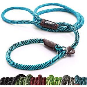 Friends Forever Extremely Durable Dog Rope Leash, Premium Quality Mountain Climbing Rope Lead, Strong, Sturdy Comfortable Leash Supports The Strongest Pulling Large Medium Dogs 6 feet, Blue Friends Forever Extremely Durable Dog Rope Leash, Premium Quality Mountain Climbing Rope Lead, Strong, Sturdy Comfortable Leash Supports The Strongest Pulling Large Medium Dogs 6 feet, Blue