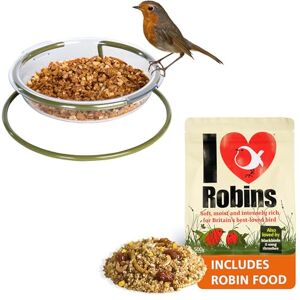 Jacobi Jayne Ground bird feeder with robin food Mealworm And Robin Bird Feeder ® I Love Robins™ Easy Clean Treat Dish and food Ground Bird Feeder Robin Feeders For The Garden Jacobi Jayne Ground bird feeder with robin food Mealworm And Robin Bird Feeder ® I Love Robins™ Easy Clean Treat Dish and food Ground Bird Feeder Robin Feeders For The Garden