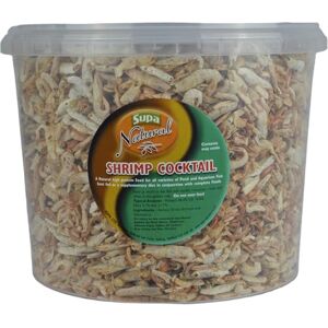 Supa Natural Shrimp Cocktail, 3 Litre Bucket, Highly Nutritious Protein Rich Food, Suitable For Aquarium And Pond Fish Supa Natural Shrimp Cocktail, 3 Litre Bucket, Highly Nutritious Protein Rich Food, Suitable For Aquarium And Pond Fish