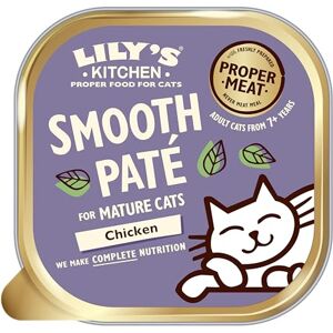 Lily's Kitchen Lily’s Kitchen Mature Wet Cat Food Tray Chicken Paté Grain-free Recipe 19 x 85g Lily's Kitchen Lily’s Kitchen Mature Wet Cat Food Tray Chicken Paté Grain-free Recipe 19 x 85g