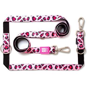 Max & Molly Urban Pets Max & Molly 6-in-1 Hands Multi-Function Dog Leash, Ultra Soft Padded Neoprene, Pink Leopard M Max & Molly Urban Pets Max & Molly 6-in-1 Hands Multi-Function Dog Leash, Ultra Soft Padded Neoprene, Pink Leopard M
