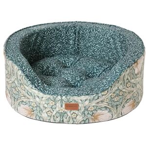 Rosewood x Morris & Co. Pimpernel & Lily Leaf Oval Dog Bed, Small – Luxury Reversible Pet Bed with Iconic William Morris Floral Prints, Soft Washable Cushion, Padded Sides – Stylish Heritage Design Rosewood x Morris & Co. Pimpernel & Lily Leaf Oval Dog Bed, Small – Luxury Reversible Pet Bed with Iconic William Morris Floral Prints, Soft Washable Cushion, Padded Sides – Stylish Heritage Design