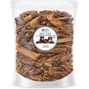 Hungry Pets Beef Tripe, Natural Dog Treat (1kg) Hungry Pets Beef Tripe, Natural Dog Treat (1kg)