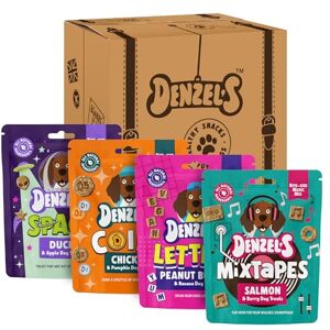 Denzel's All Natural Dog Treats Bite-Sized Treats Mixed Variety Pack (4 x 90g) Denzel's All Natural Dog Treats Bite-Sized Treats Mixed Variety Pack (4 x 90g)